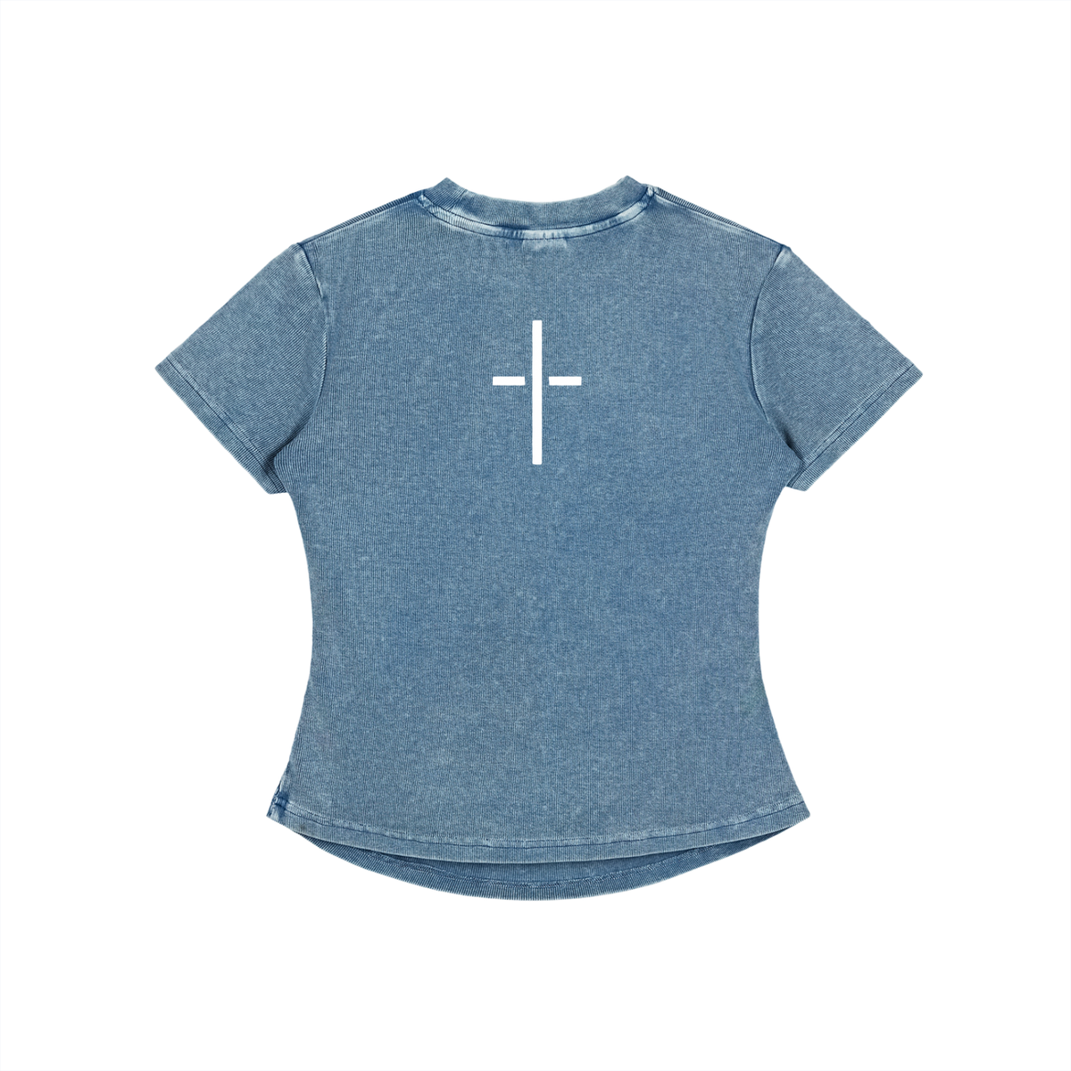 Women's Vintage Washed Bodycon Cotton T-Shirt