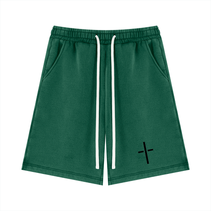 Unisex Vintage Wash Fleece Shorts