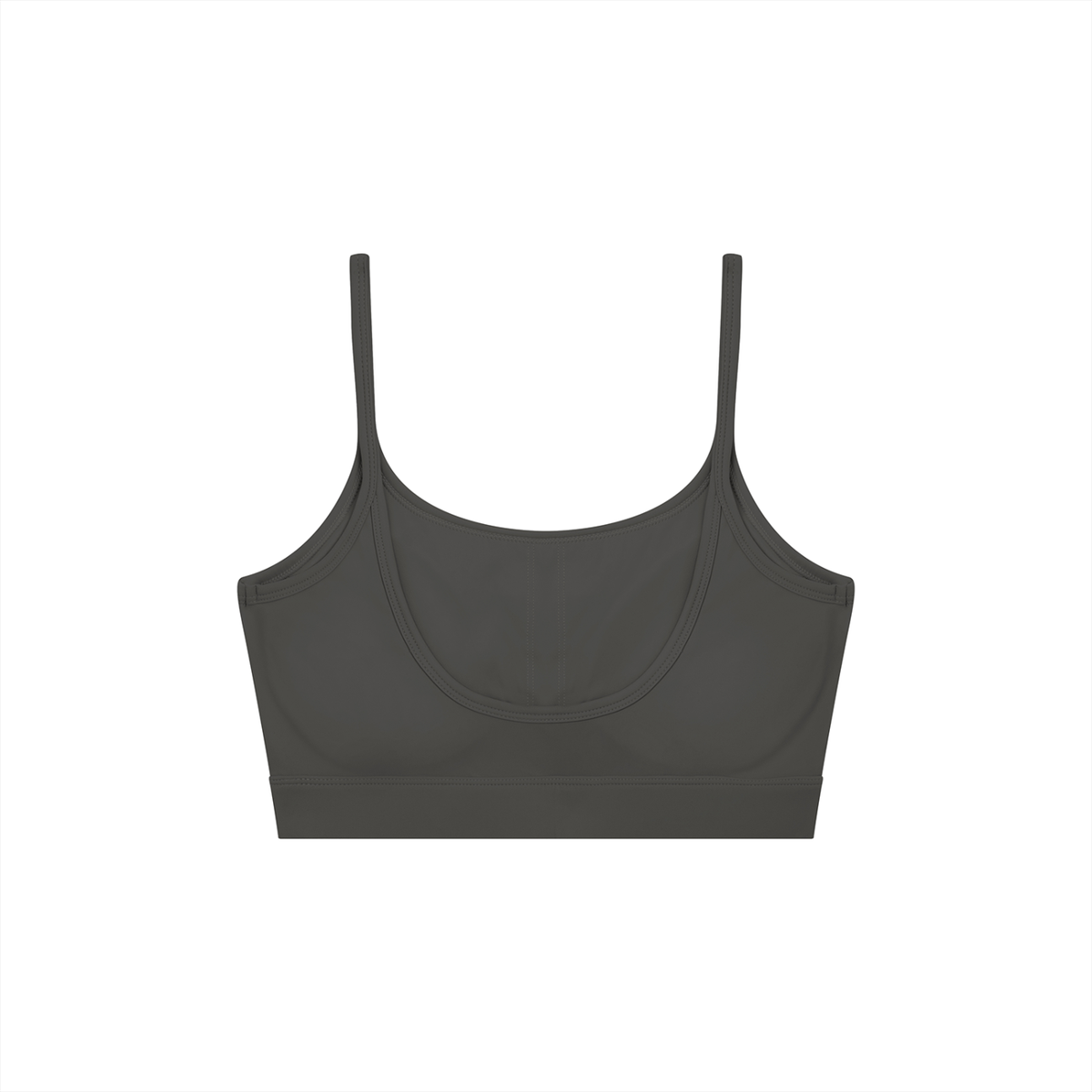 Women's Solid U-Neck Sports Bra
