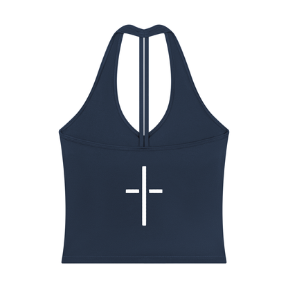 Women’s Halter V-Neck Yoga Tank Top