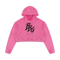 Women’s Mineral Washed Crop Hoodie