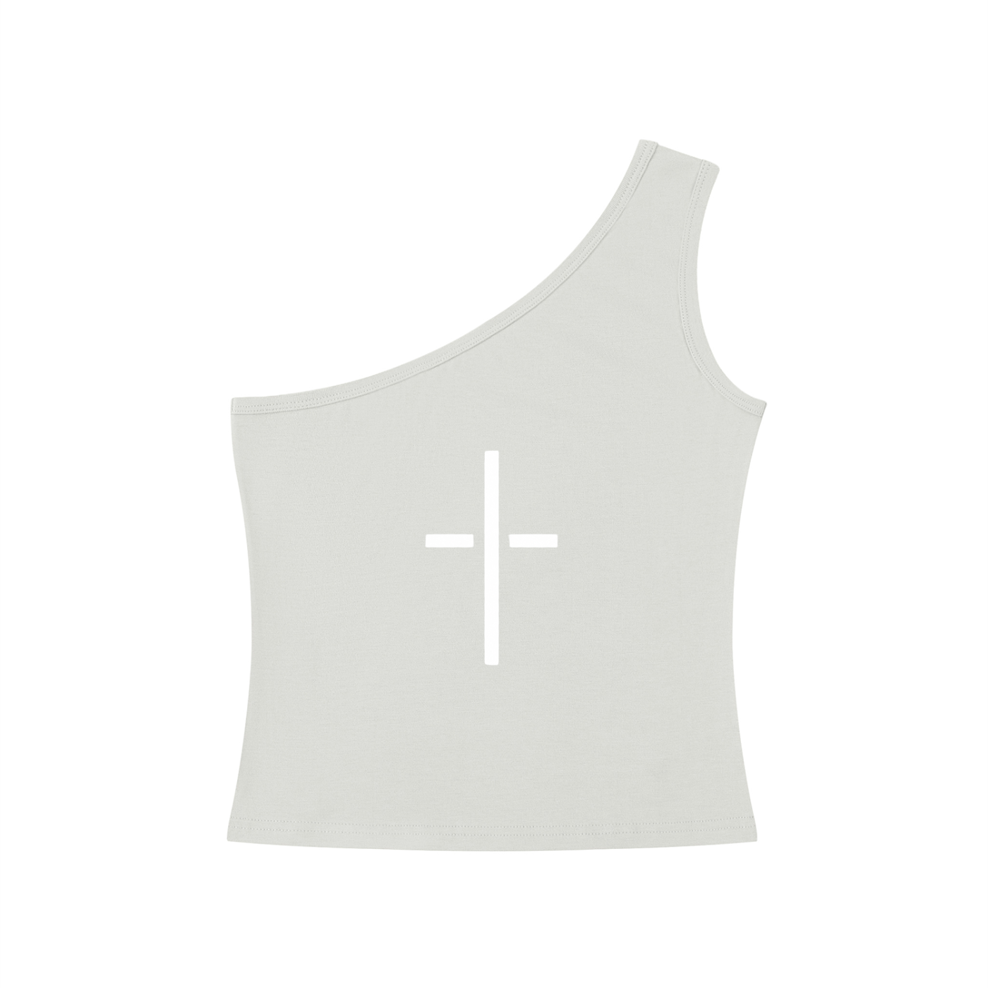 Women's One-Shoulder Crop Tank Top