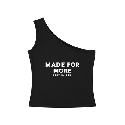 Women's One-Shoulder Crop Tank Top