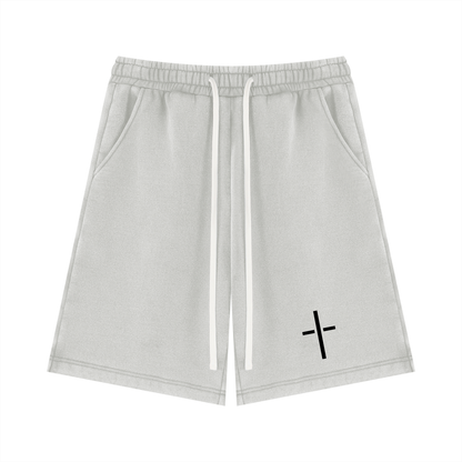 Unisex Vintage Wash Fleece Shorts