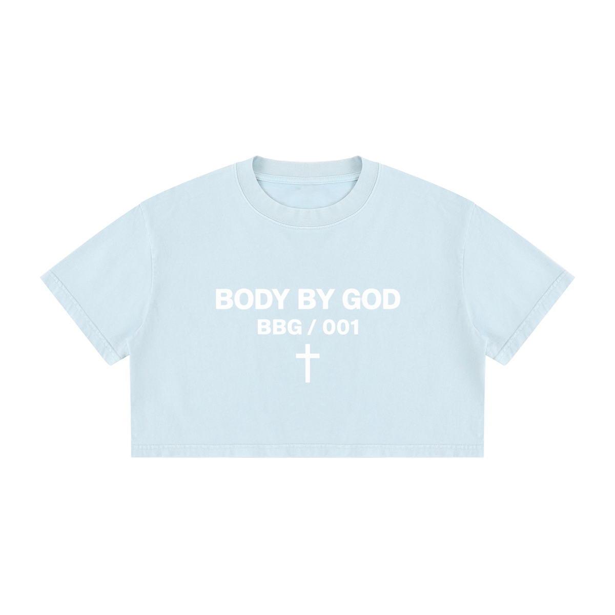 Women's Mineral Wash Cotton Crop T-Shirt