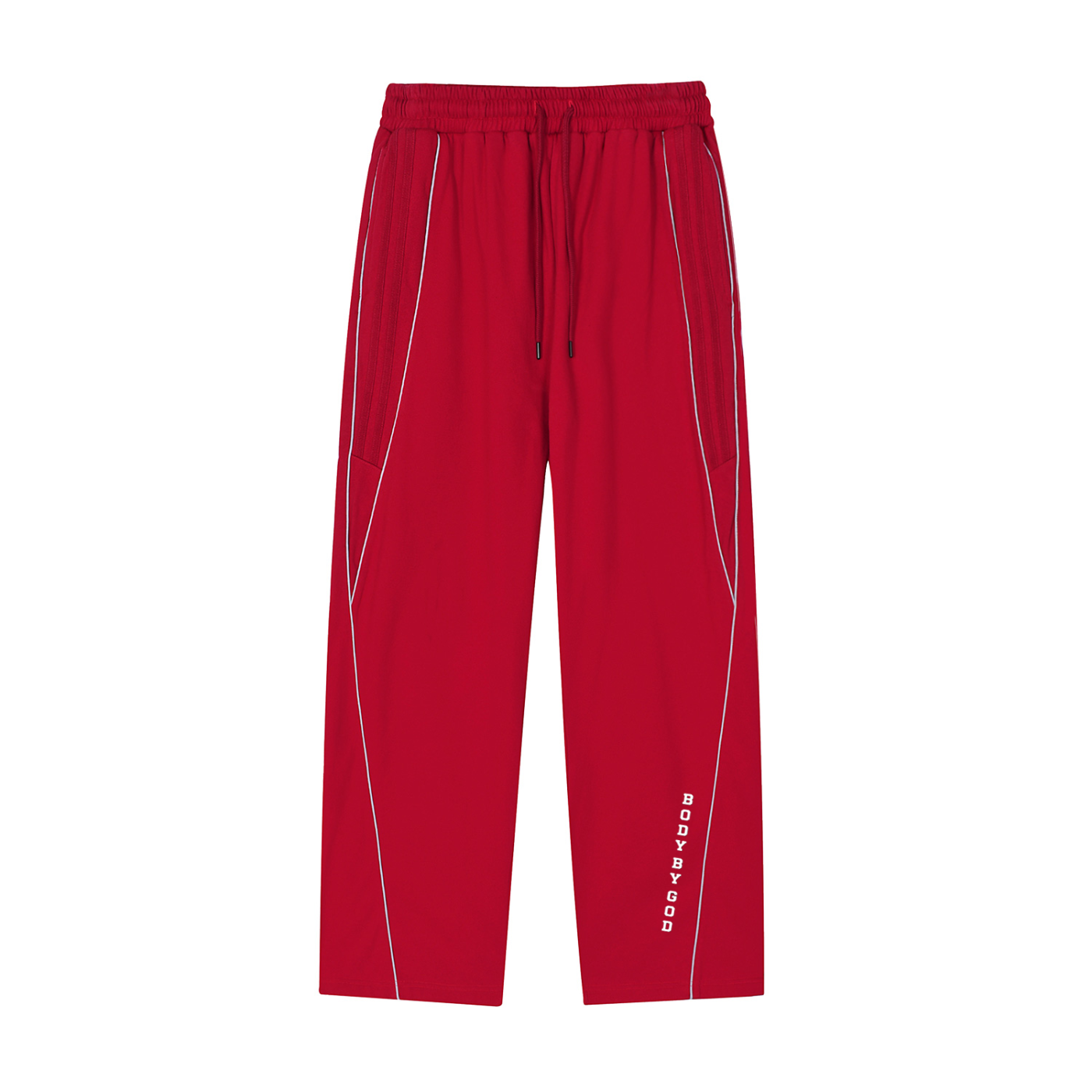 Reflection Striped Straight-Leg Sweatpants