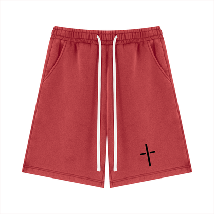 Unisex Vintage Wash Fleece Shorts
