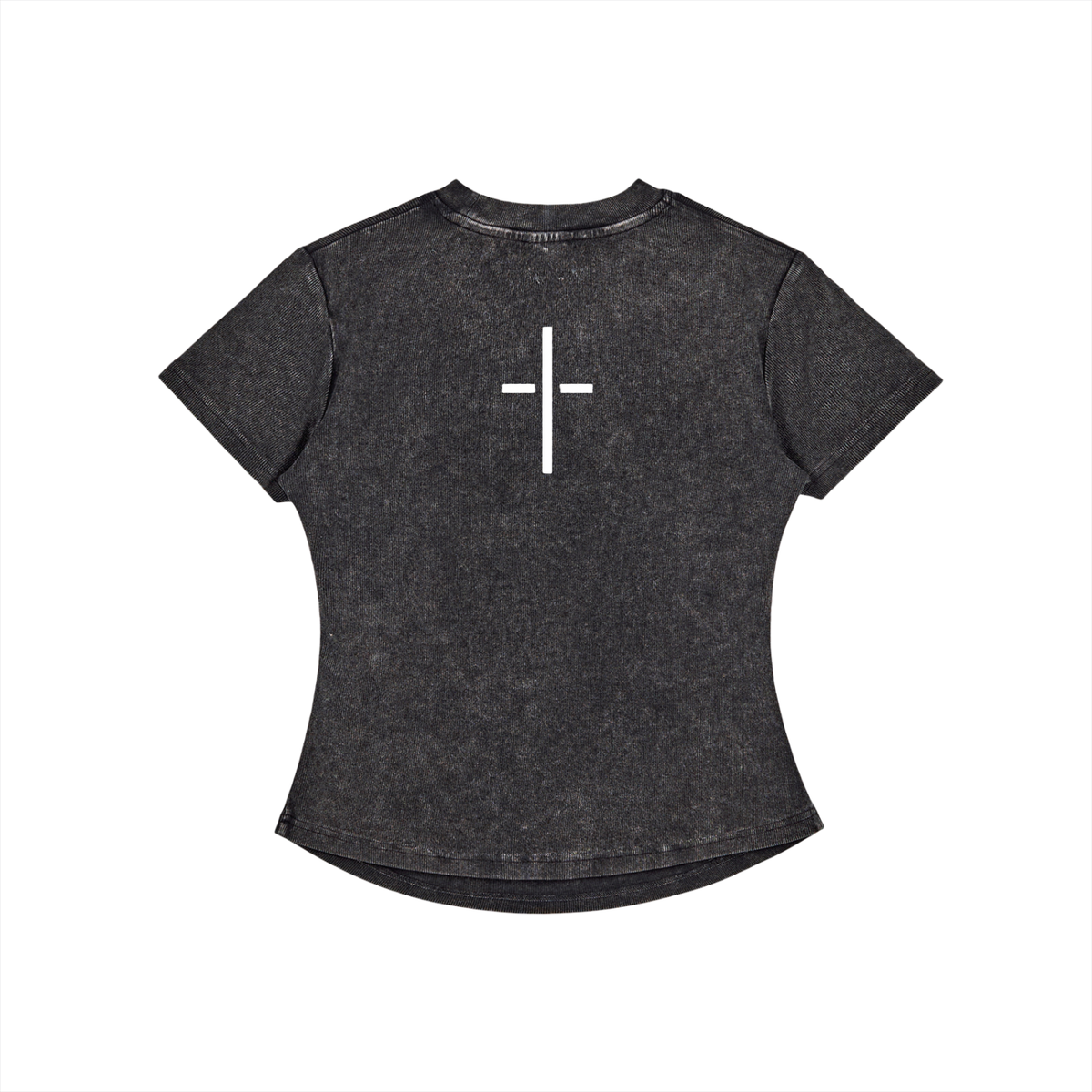 Women's Vintage Washed Bodycon Cotton T-Shirt