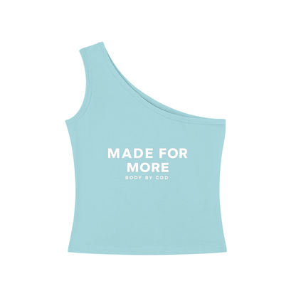 Women's One-Shoulder Crop Tank Top
