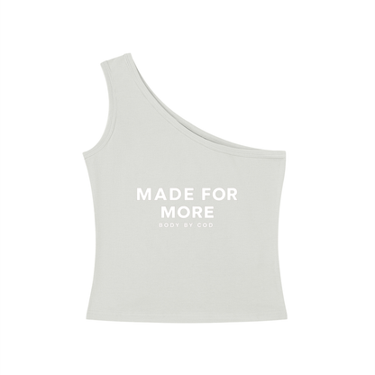 Women's One-Shoulder Crop Tank Top