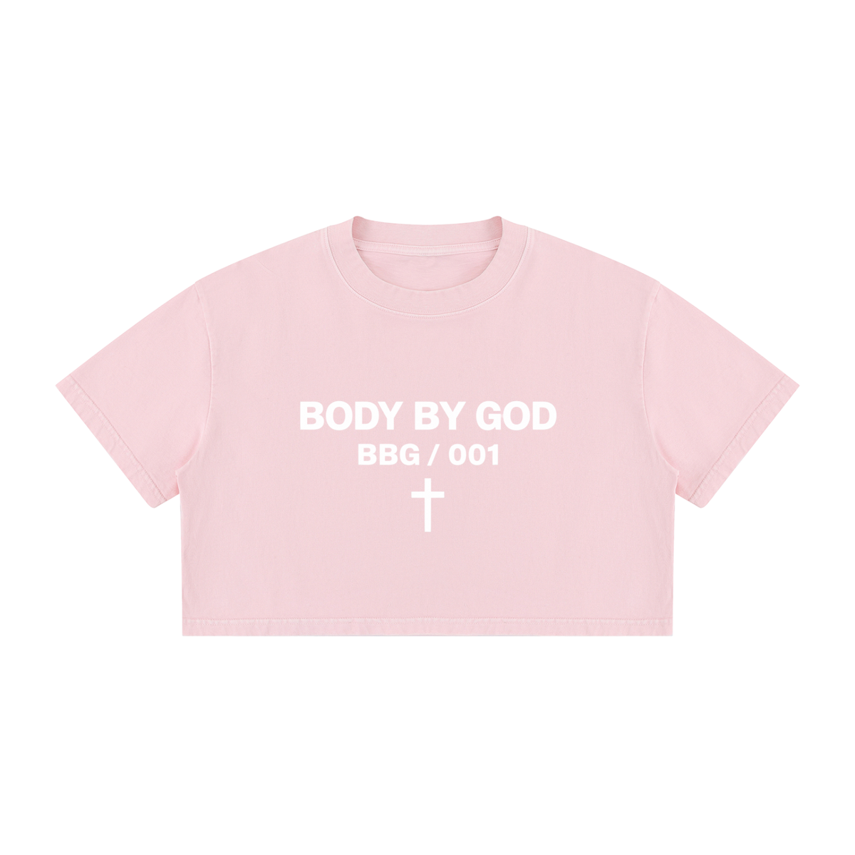 Women's Mineral Wash Cotton Crop T-Shirt