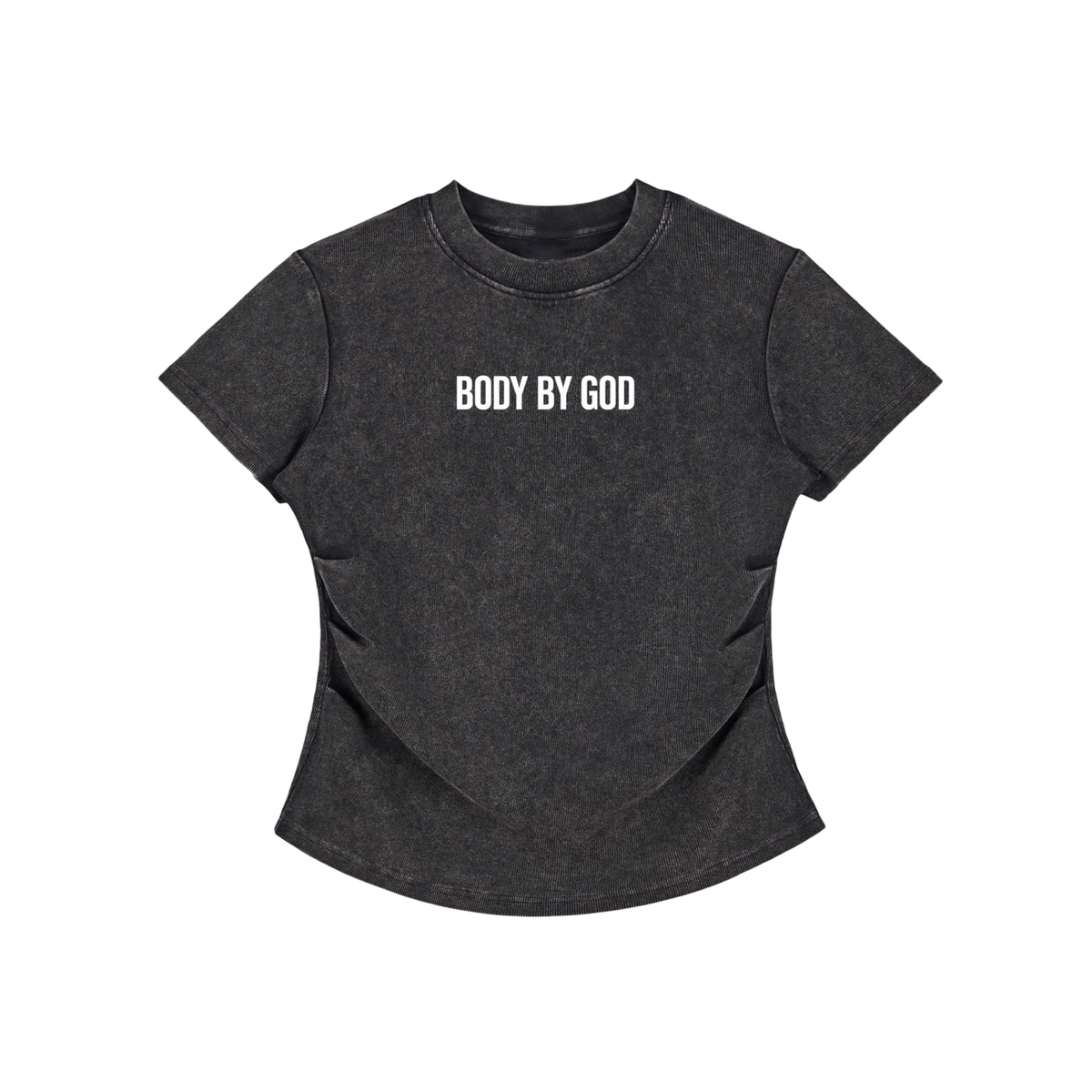 Women's Vintage Washed Bodycon Cotton T-Shirt