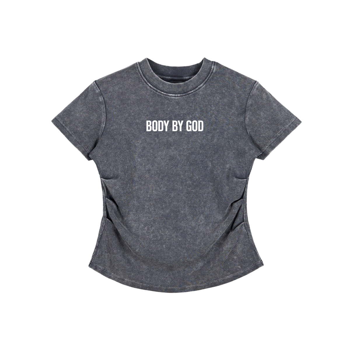 Women's Vintage Washed Bodycon Cotton T-Shirt