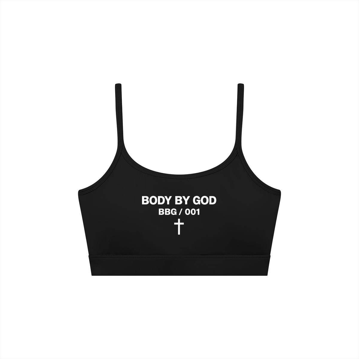 Women's Solid U-Neck Sports Bra